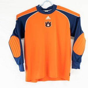 NWOT ADIDAS Mens Auburn University GOALIE Elbow PADDED Long Sleeve XL Shirt